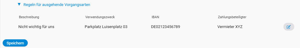 Ignorierregeln im Tab Import Einstellungen verwalten