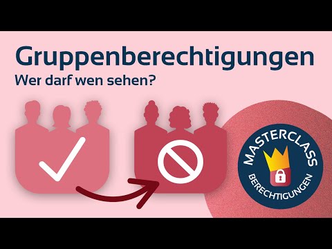 Video-Vorschau: Gruppenberechtigungen