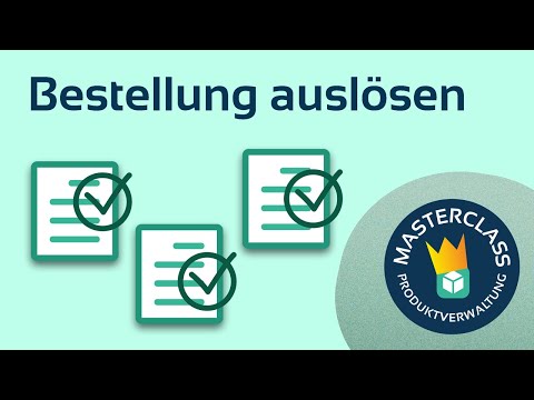 Video-Vorschau: Bestellungen auslösen
