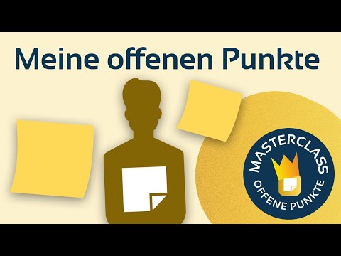 Video-Vorschau: Meine offenen Punkte