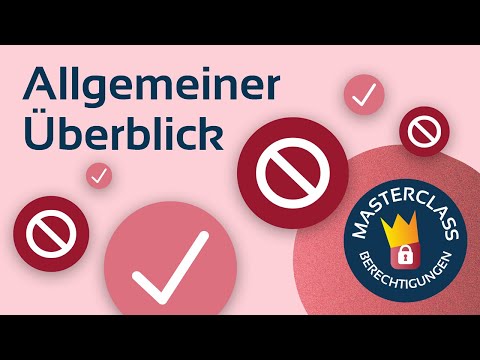 Video-Vorschau: Berechtigungen Überblick