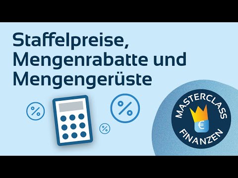 Video-Vorschau: Staffelpreise und Mengenrabatte