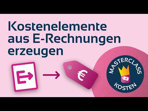 Video-Vorschau: Kostenelemente aus E-Rechnungen