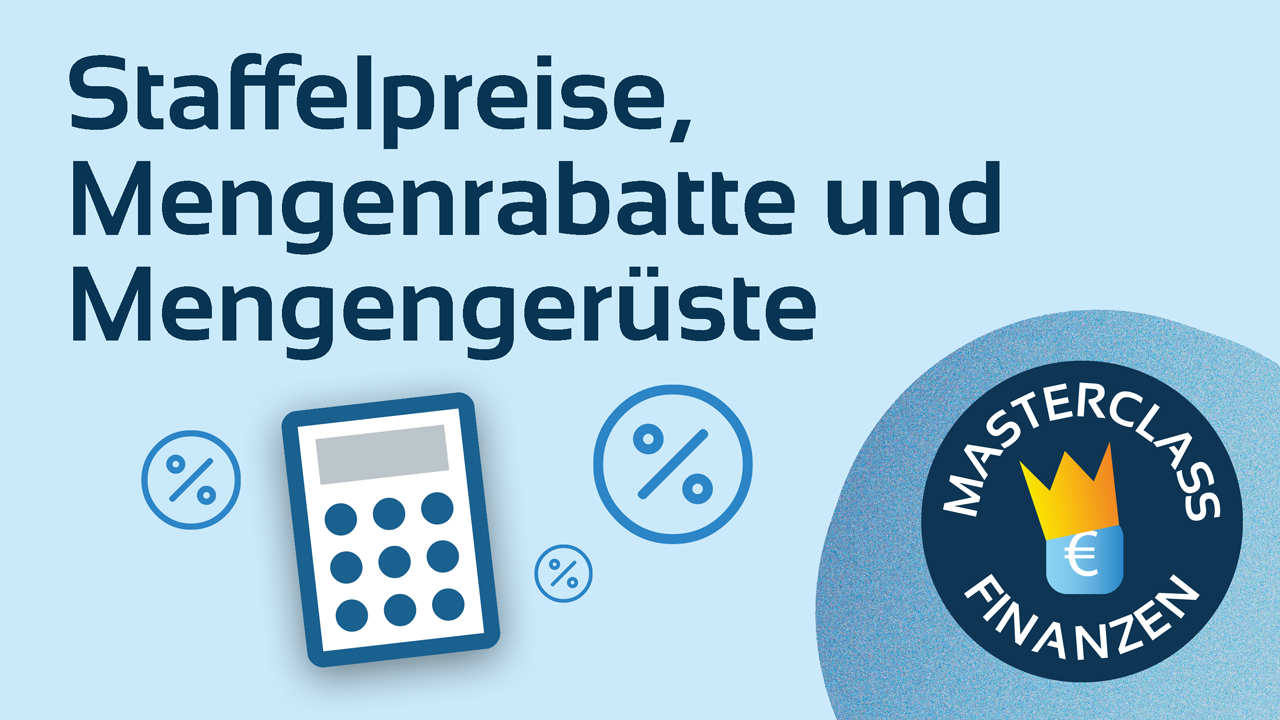 Staffelpreise und Mengenrabatte