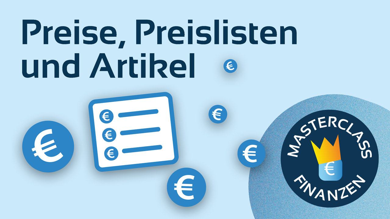 Preise, Preislisten und Artikel