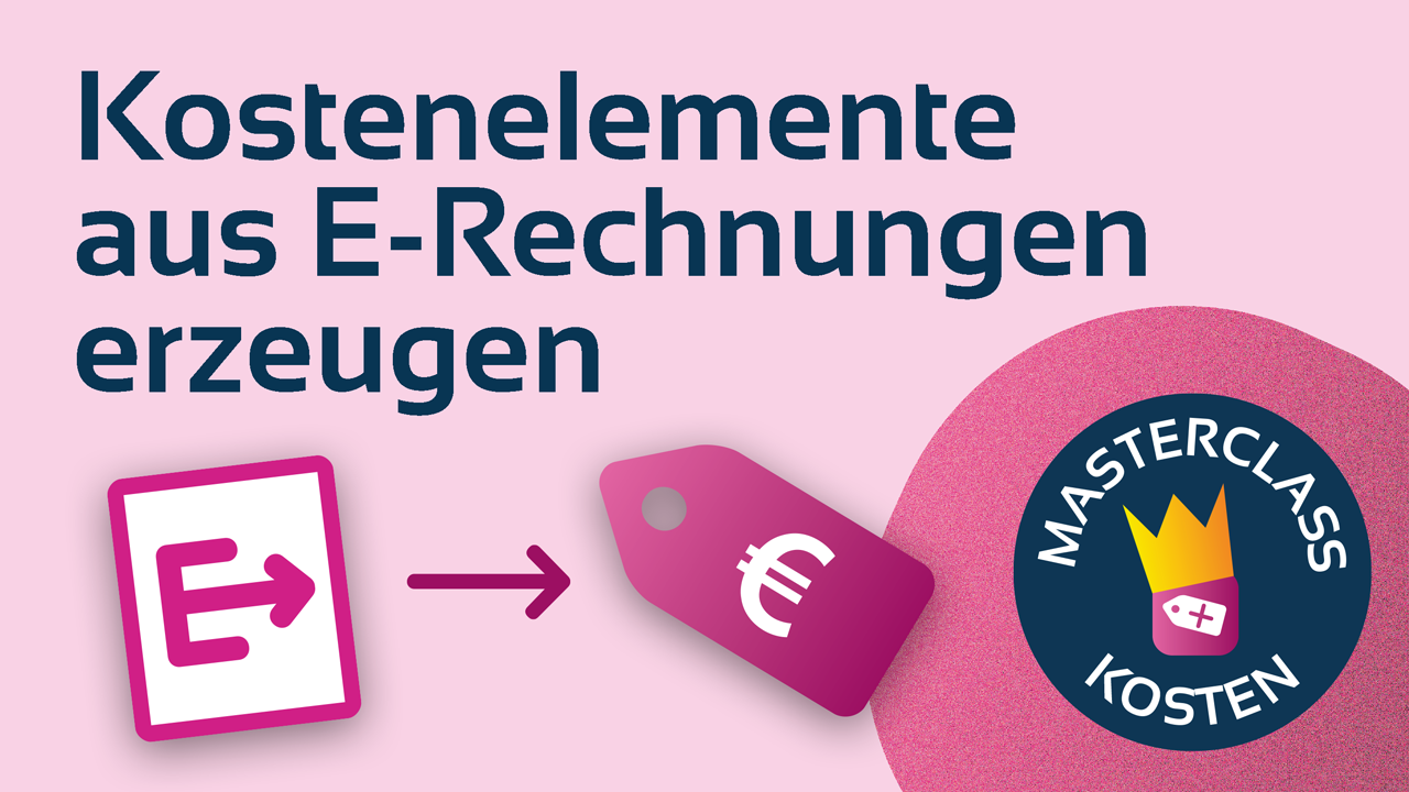 Kostenelemente aus E-Rechnungen